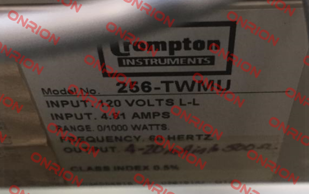 256-TWMU(W) CROMPTON INSTRUMENTS (TE Connectivity)