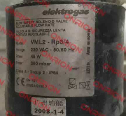 VML2  45W Elektrogas