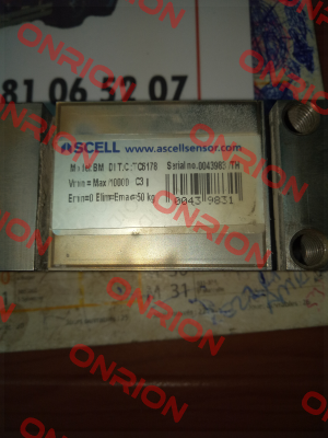 TC6178 S/N: 0043983 Ascell Sensor