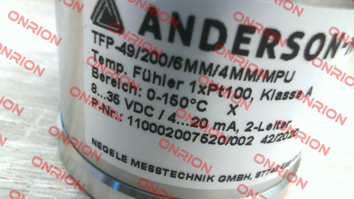 TFP-49/200/6MM/4MM/MPU /TB0-150/X (7449.2014) Anderson-Negele