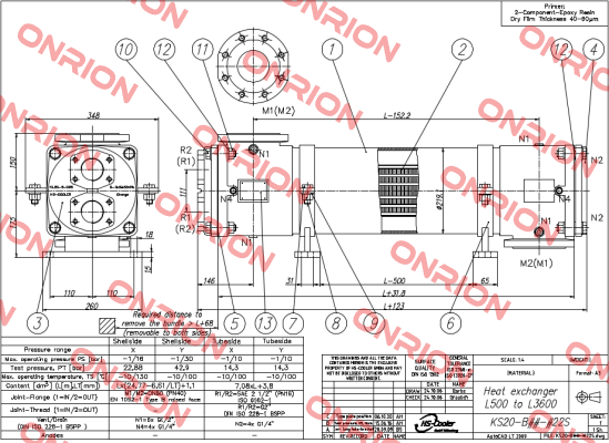 KS20-BCN-420S L1800 HS Cooler