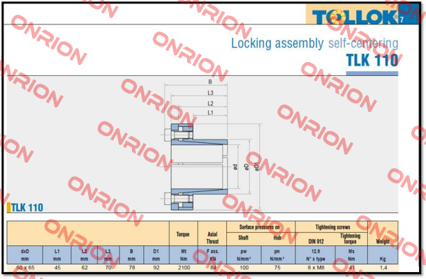 T110050X065 Tollok