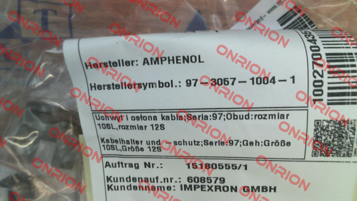 97-3057-1004-1 Amphenol