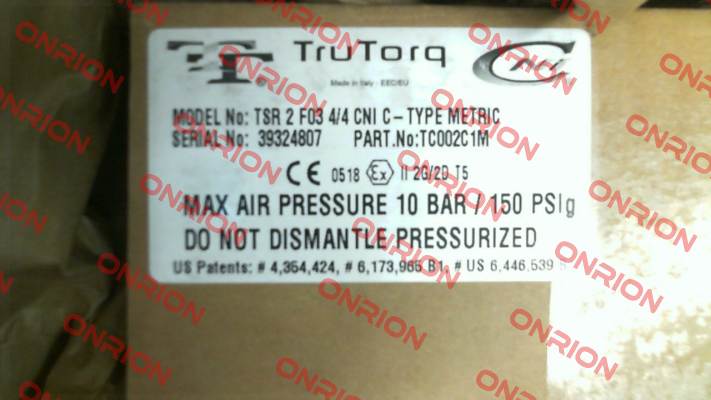 TSR 2 F03 4/4 CNI C (TC002C1M) Trutorq