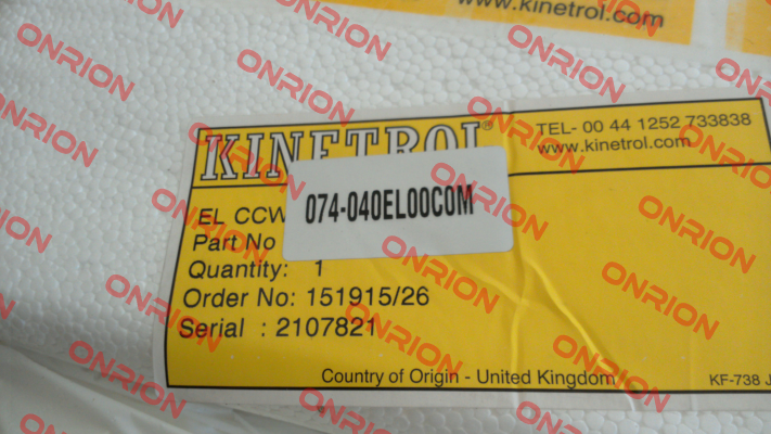 074-040EL00C0M Kinetrol