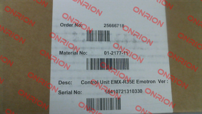 Control Unit EMX-R35E (01-2177-11) Emotron