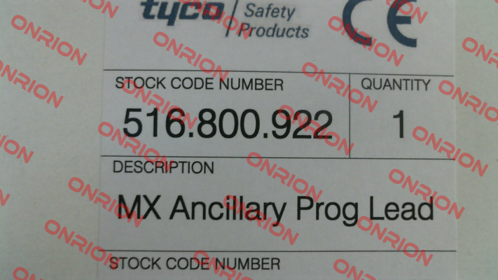 516.800.922 Tyco Fire