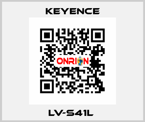 LV-S41L  Keyence