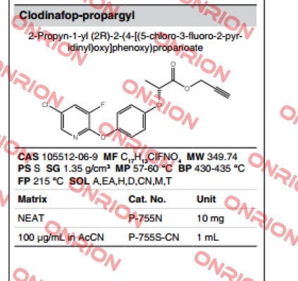 P-755N (chemical) 10mg  AccuStandard