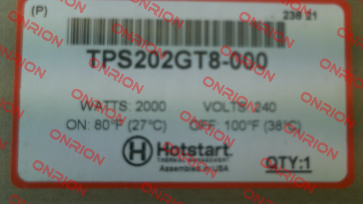 TPS202GT8-000 Hotstart