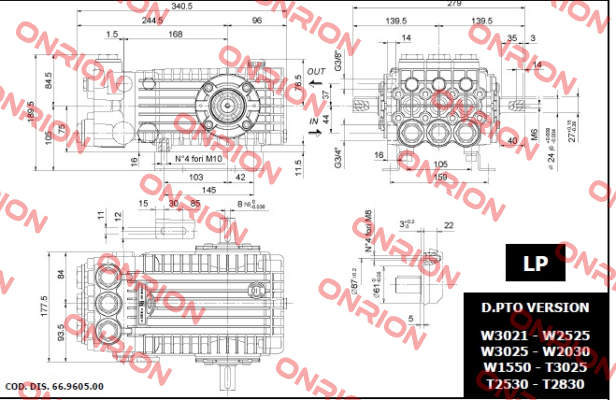 M42001054 / Serie 66 Type W 2141 Interpump