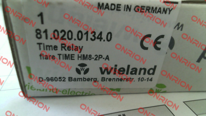 81.020.0134.0 / FLARE TIME HM8-2P-A Wieland Electric