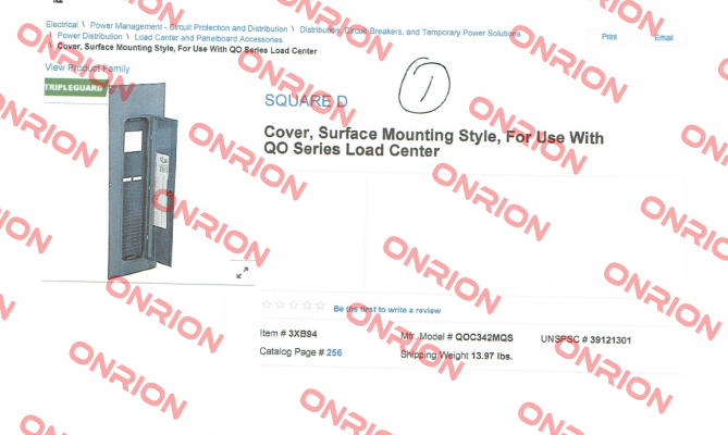 QOC342MQS Square D (Schneider Electric)