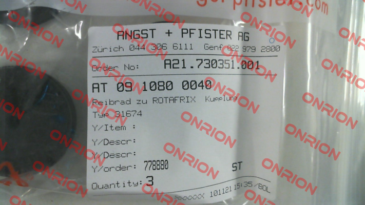 0910800040 Angst-Pfister