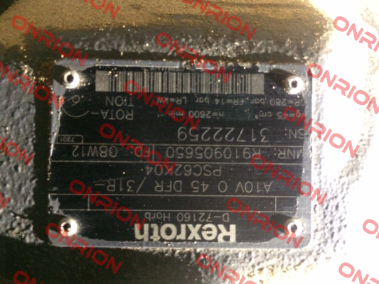 R910905650 / 	A  A10V O 45 DFR /31R-PSC62K04  Rexroth