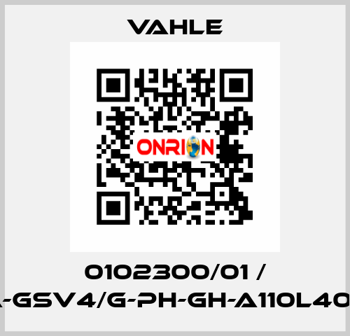 0102300/01 / SA-GSV4/G-PH-GH-A110L40-16 Vahle