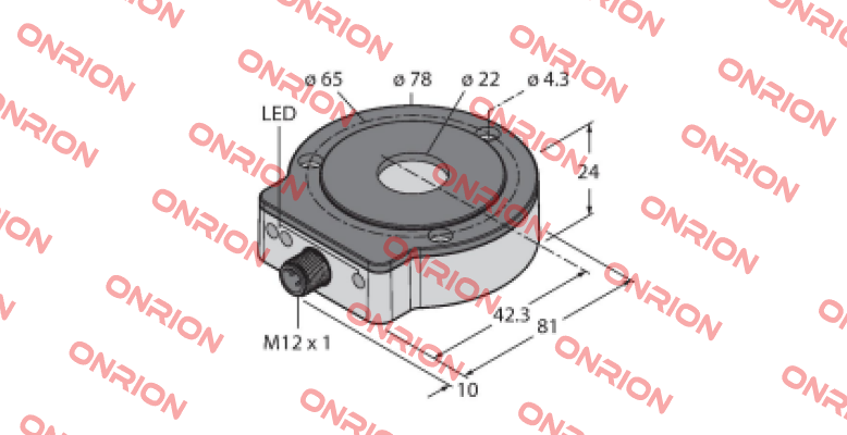 RI360P0-EQR24M0-INCRX2-H1181 Turck