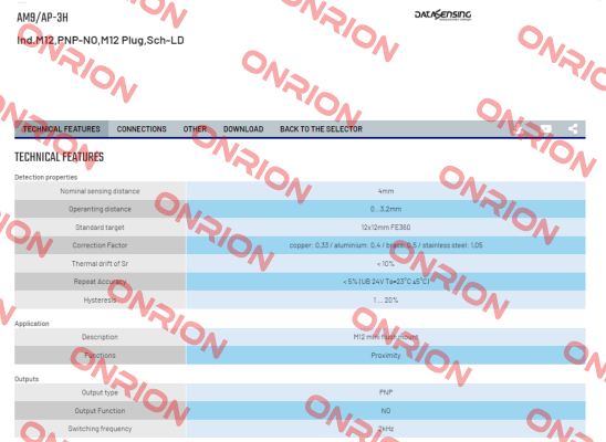 AM9/AP-3H Micro Detectors / Diell