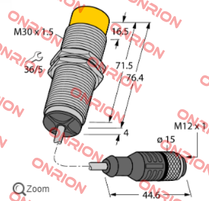 NICS-M30-IOL2P8-0,3-RKC4.4T Turck