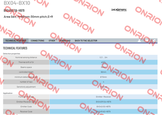 BX04SR/0A-HB79 Micro Detectors / Diell
