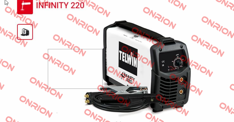 P/N: 816082 Type: Infinity 220 + ACX Telwin