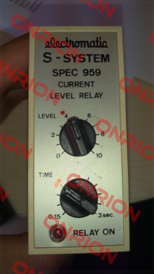 S-System Spec 959 - not available  Carlo Gavazzi