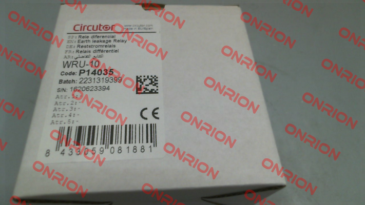 WRU 10  (P14035) Circutor