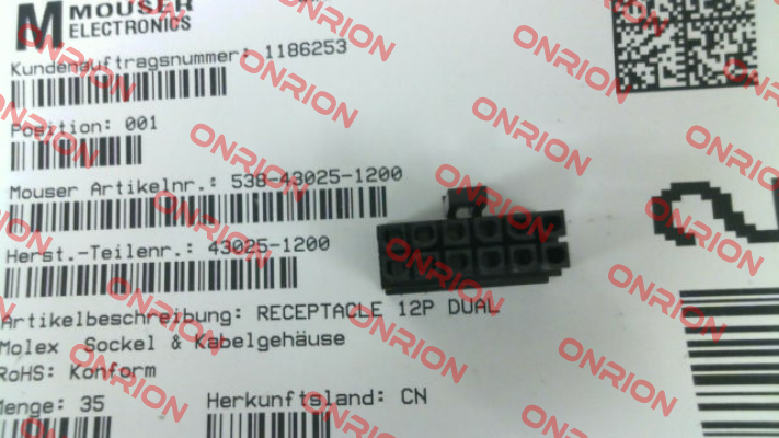 43025-1200 Molex